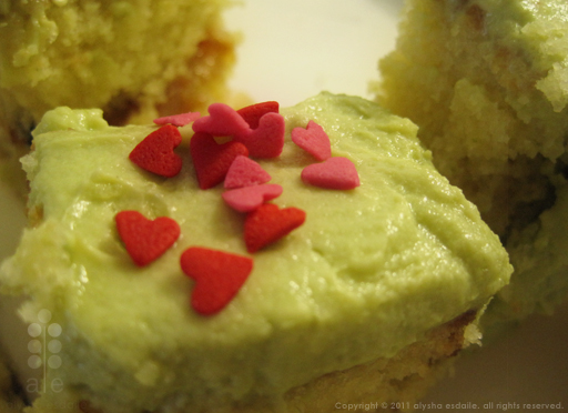 Citrus Matcha Cake